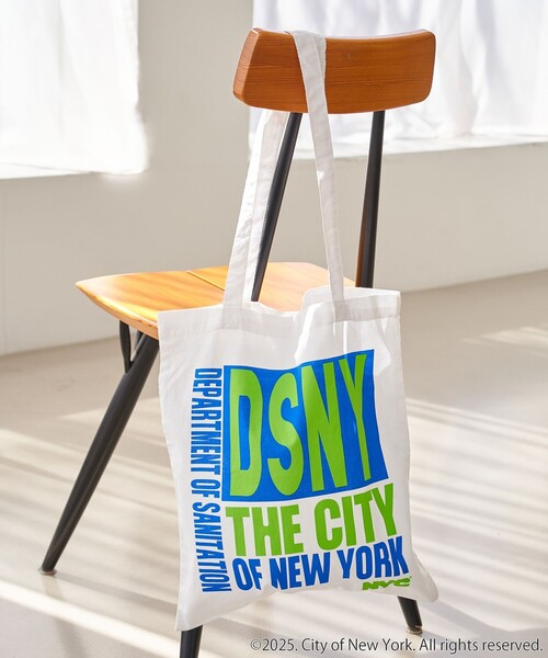 coen(コーエン)の「ROCK STANLEY(ロックスタンレー)別注 NYC トートバッグ(トートバッグ・レディース・イエロー/コバルトブルー/オフホワイト/ライトピンク・FREE)」の1枚目の写真