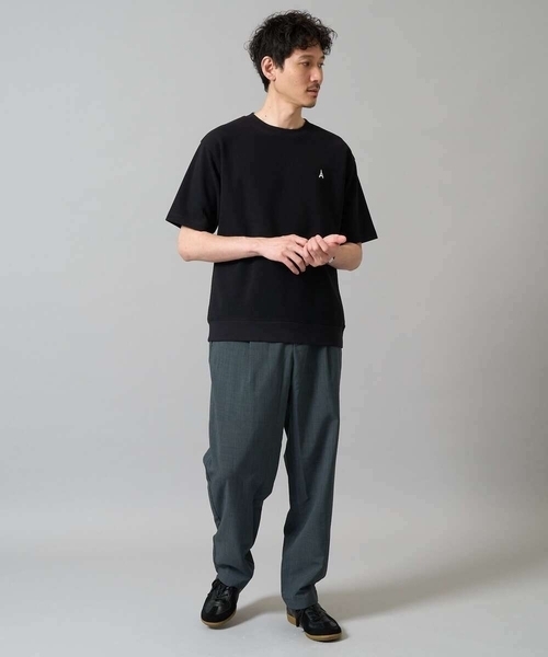 a.v.v(アーヴェヴェ)の「【接触冷感/イージーケア】ドライタッチワンタックワイドイージースラックス【春リライト2】(スラックス・メンズ・ネイビー/チャコールグレー・46/48)」の5枚目の写真