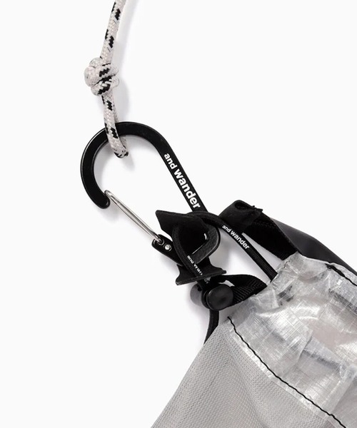 and wander（アンドワンダー）の「and wander/アンドワンダー UL sacoche サコッシュ 2026新作　再入荷（ショルダーバッグ・メンズ・チャコールグレー/グレー・FREE）」の14枚目の写真