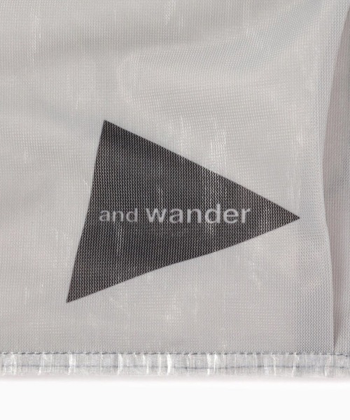 and wander（アンドワンダー）の「and wander/アンドワンダー UL sacoche サコッシュ 2026新作　再入荷（ショルダーバッグ・メンズ・チャコールグレー/グレー・FREE）」の15枚目の写真