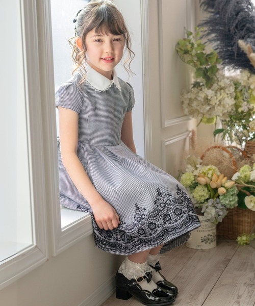 Catherine Cottage（キャサリンコテージ）の「フロッキープリントスーツ（スーツセット・キッズ・ブラック・110/120/130/140/150/160）」の7枚目の写真