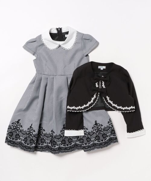 Catherine Cottage（キャサリンコテージ）の「フロッキープリントスーツ（スーツセット・キッズ・ブラック・110/120/130/140/150/160）」の12枚目の写真