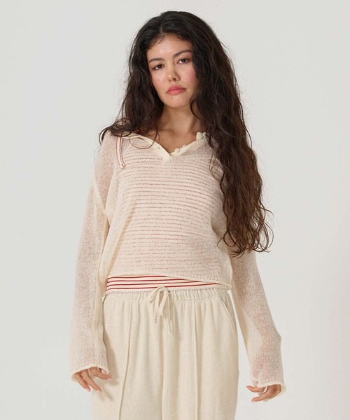 TINA：JOJUN（ティーナジョジュン）の「ワンショルダー リボンキャミソール TINA：JOJUN（キャミソール・レディース・ネイビー/レッド/ブルー・M）」の13枚目の写真