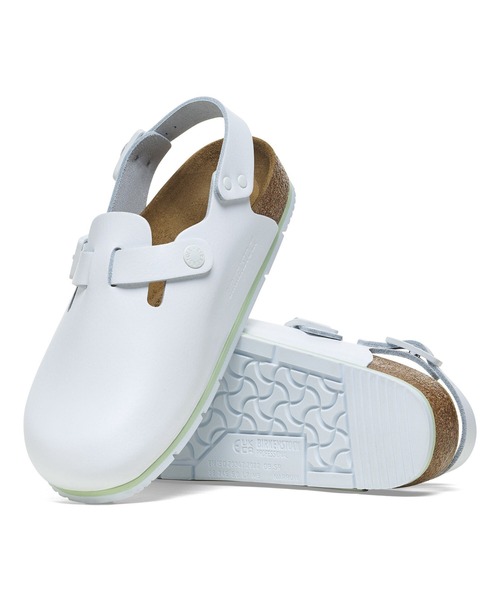 BIRKENSTOCK（ビルケンシュトック）の「【公式】ビルケンシュトック Tokio PRO/トキオ PRO ナチュラルレザーコーテッド（サンダル・レディース・ホワイト・24.5cm【ナロー幅】/25cm【ナロー幅】/22.5cm【ナロー幅】/23cm【ナロー幅】/24cm【ナロー幅】）」の2枚目の写真