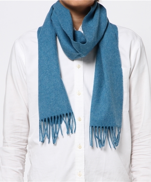 B:MING by BEAMS（ビーミングバイビームス）の「ビーミング by ビームス / MOONソリッドマフラー（マフラー・メンズ・ライトグレー/グレー/ライトブルー/ブルー・ONE SIZE）」の5枚目の写真