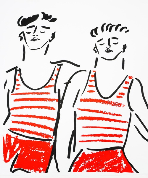 MSGM(エムエスジーエム)の「MSGM×LUKE EDWARD HALL コラボレーション ロングスリーブTシャツ(Tシャツ/カットソー・メンズ・ホワイト・XS/S/L)」の2枚目の写真
