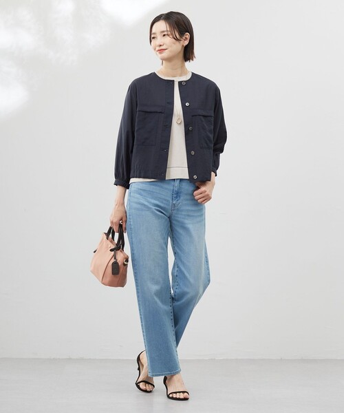 J.PRESS(ジェイプレス)の「【洗える・抗菌防臭】LUREX ラメ ニットT(ニット/セーター・レディース・ライトグレー系/ベージュ系/ダークブラウン系・MEDIUM/LARGE)」の9枚目の写真