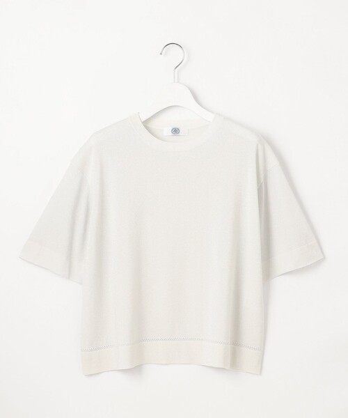 J.PRESS(ジェイプレス)の「【洗える・抗菌防臭】LUREX ラメ ニットT(ニット/セーター・レディース・ライトグレー系/ベージュ系/ダークブラウン系・MEDIUM/LARGE)」の12枚目の写真