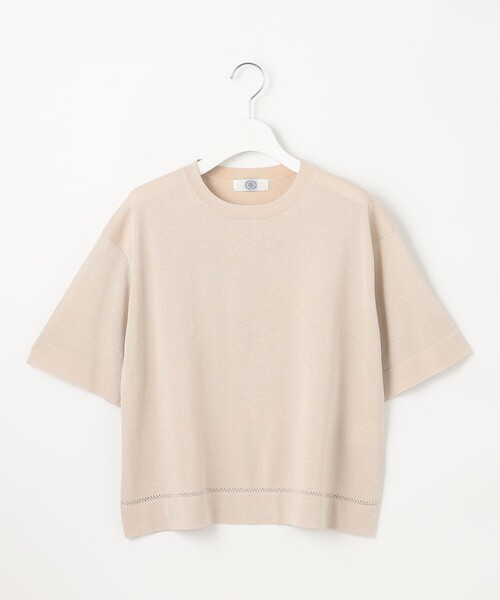J.PRESS(ジェイプレス)の「【洗える・抗菌防臭】LUREX ラメ ニットT(ニット/セーター・レディース・ライトグレー系/ベージュ系/ダークブラウン系・MEDIUM/LARGE)」の13枚目の写真