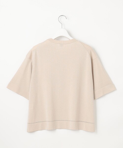 J.PRESS(ジェイプレス)の「【洗える・抗菌防臭】LUREX ラメ ニットT(ニット/セーター・レディース・ライトグレー系/ベージュ系/ダークブラウン系・MEDIUM/LARGE)」の14枚目の写真