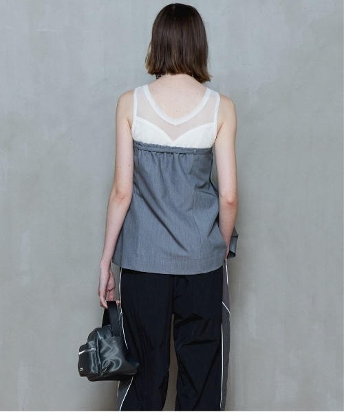 MAISON SPECIAL(メゾンスペシャル)の「Bear Tops/ベアトップス■セットアップ対応■(シャツ/ブラウス・レディース・ブラック/グレー・FREE)」の6枚目の写真