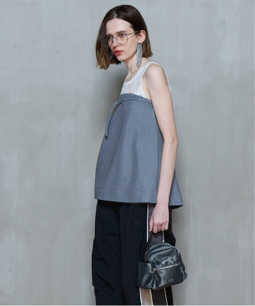 ブラウス シャツ Bear Tops/ベアトップス「MAISON SPECIAL/メゾンスペシャル」セットアップ対応 レディース MAISON SPECIAL ブラウス シャツ Bear Tops/ベアトップス