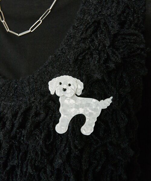 セール】うちのワンちゃんブローチ（ブローチ/コサージュ）｜ear