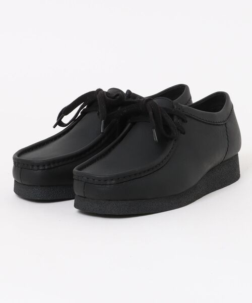 Clarks(クラークス)の「【clarks】 WallabeeEVO WP(モカシン/デッキシューズ・レディース・ブラック・22.5cm/23.0cm/23.5cm/24.0cm/24.5cm)」の1枚目の写真