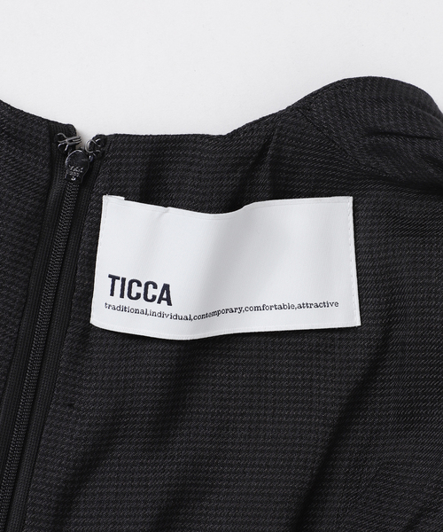 TICCA(ティッカ)の「TICCA ティッカ ハウンドトゥースコンビネゾン 0251407154(つなぎ/オールインワン・レディース・ブラック系その他・MEDIUM/SMALL)」の20枚目の写真