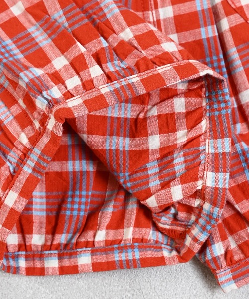 MARKEY'S（マーキーズ）の「ウエストフリルバルーンパンツ（その他パンツ・キッズ・ブルー/ネイビー/レッド・130/120/110/100/95/90/80）」の9枚目の写真