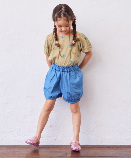 MARKEY'S（マーキーズ）の「ウエストフリルバルーンパンツ（その他パンツ・キッズ・ブルー/ネイビー/レッド・130/120/110/100/95/90/80）」の13枚目の写真