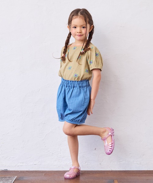 MARKEY'S（マーキーズ）の「ウエストフリルバルーンパンツ（その他パンツ・キッズ・ブルー/ネイビー/レッド・130/120/110/100/95/90/80）」の14枚目の写真