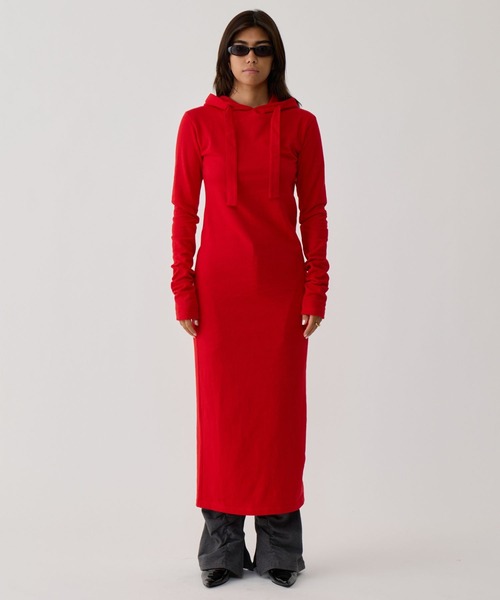 BEEDEN ワンピース BACK OPEN HOODED HOLTER DRESS（ワンピース