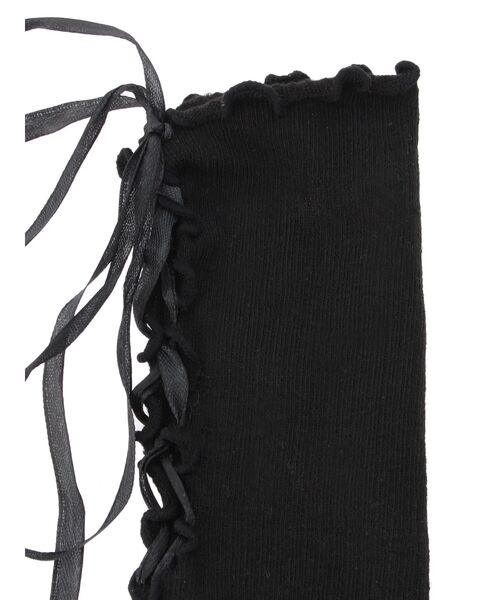 EATME（イートミー）の「レースアップソックス（ソックス/靴下・レディース・オフホワイト/ブラック・FREE）」の7枚目の写真