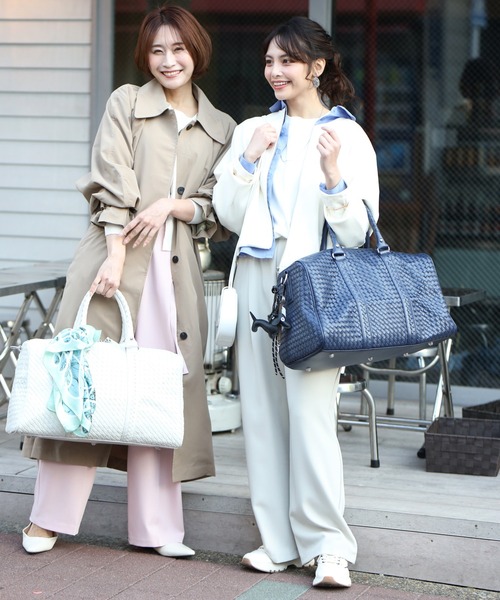 ボストンバッグ折りたたみバッグLサイズHaNTxJewelnaRoseコラボ