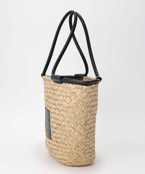 Curensology（カレンソロジー）の「Curensology(カレンソロジー)/＜ＣＳＧ＞シーグラスレザーハンドバッグ（ハンドバッグ・レディース・ブラック・FREE）」の6枚目の写真