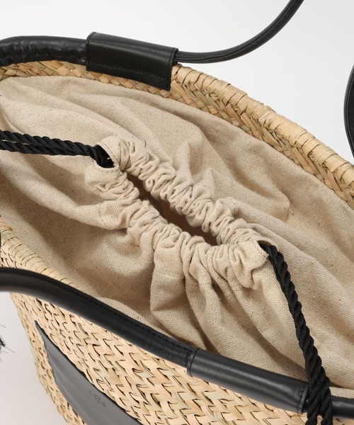 Curensology（カレンソロジー）の「Curensology(カレンソロジー)/＜ＣＳＧ＞シーグラスレザーハンドバッグ（ハンドバッグ・レディース・ブラック・FREE）」の10枚目の写真