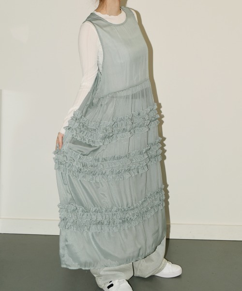 THE TOE Hesiod Frills Dresフリルワンピース　最終値下げ Hesiod Frills Dress – THE TOÉ