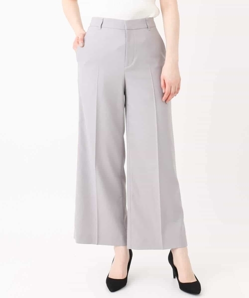 OFUON le MK(オフオンルエムケー)の「ストレッチワイドパンツ/接触冷感/洗える/WEB限定サイズあり(その他パンツ・レディース・ライトグレー/ブラウン/ブラック・36/38/40/42)」の6枚目の写真