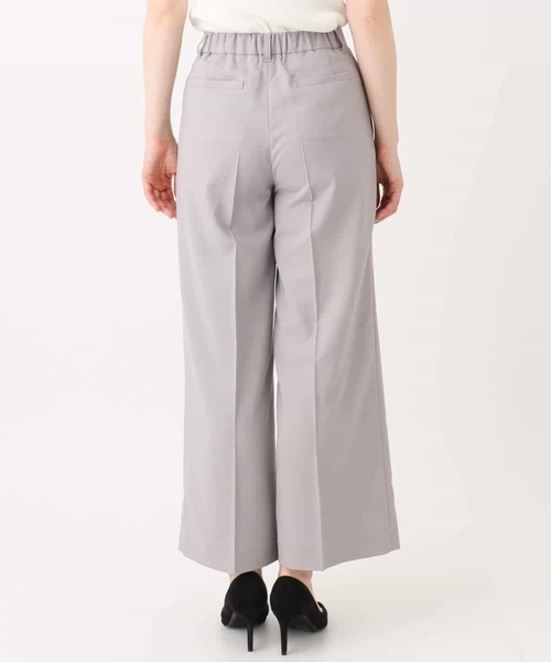 OFUON le MK(オフオンルエムケー)の「ストレッチワイドパンツ/接触冷感/洗える/WEB限定サイズあり(その他パンツ・レディース・ライトグレー/ブラウン/ブラック・36/38/40/42)」の8枚目の写真