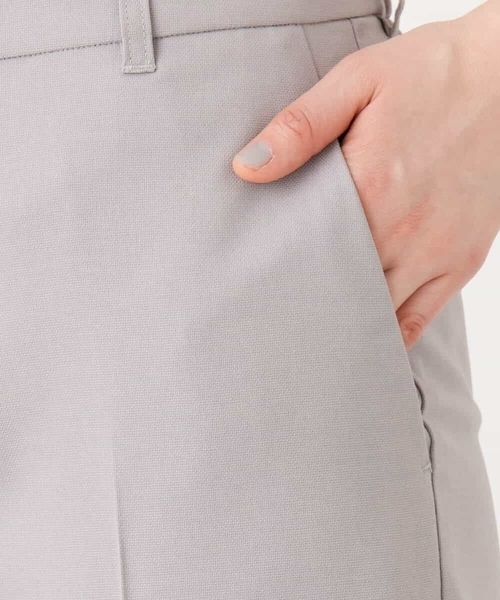 OFUON le MK(オフオンルエムケー)の「ストレッチワイドパンツ/接触冷感/洗える/WEB限定サイズあり(その他パンツ・レディース・ライトグレー/ブラウン/ブラック・36/38/40/42)」の11枚目の写真