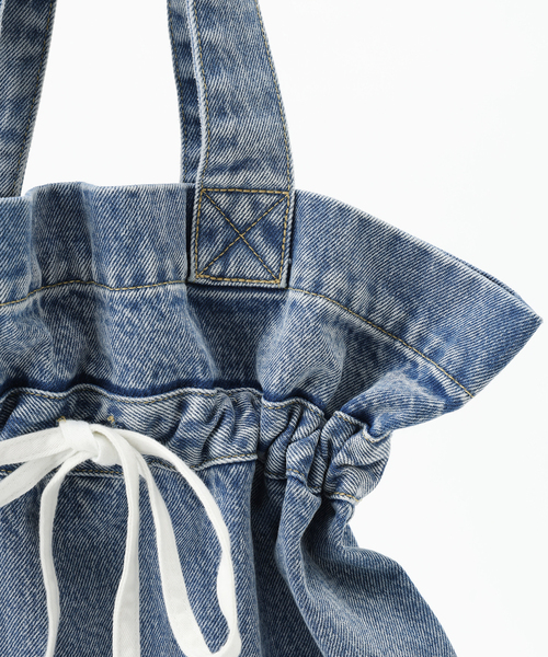 スピックアンドスパン　5　1/2DENIMNEWSPAPERBAG　デニムバッグ 5 1/2 DENIM NEWSPAPERBAG（ショルダーバッグ）｜Spick and Span