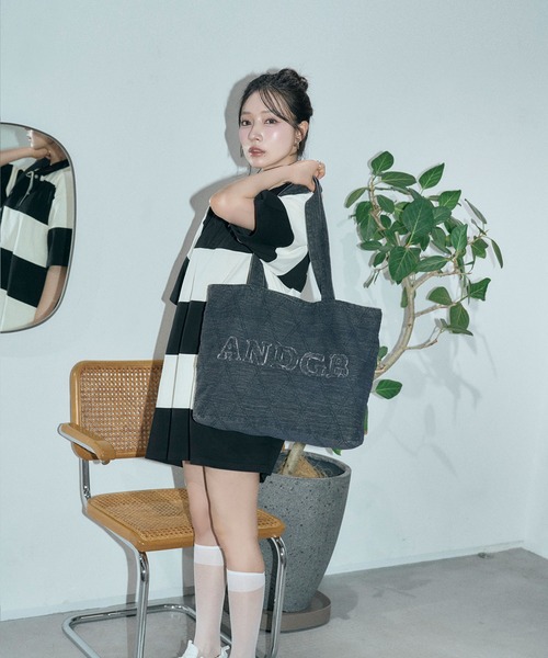 ANDGEEBEE（アンジービー）の「フェネックラガーT（ポロシャツ・レディース・グリーン/アイボリー・FREE）」の13枚目の写真