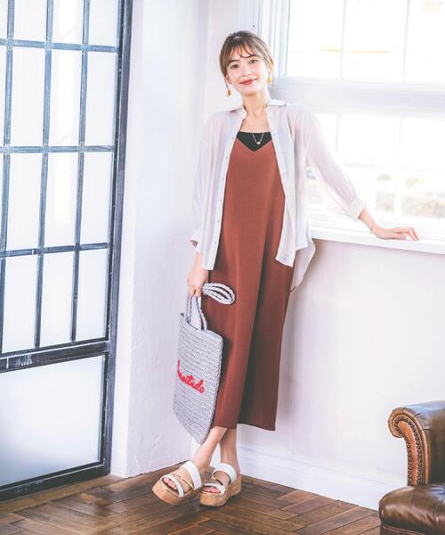 ITS'DEMO（イッツデモ）の「【手洗い可】シアーシャツ（シャツ/ブラウス・レディース・オフホワイト/ブラック/ライトベージュ/ライトグレー・00）」の7枚目の写真