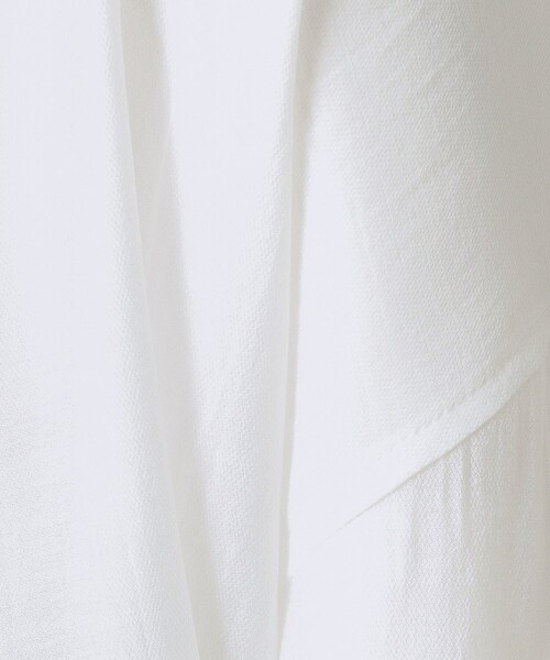 ITS'DEMO（イッツデモ）の「【手洗い可】シアーシャツ（シャツ/ブラウス・レディース・オフホワイト/ブラック/ライトベージュ/ライトグレー・00）」の11枚目の写真