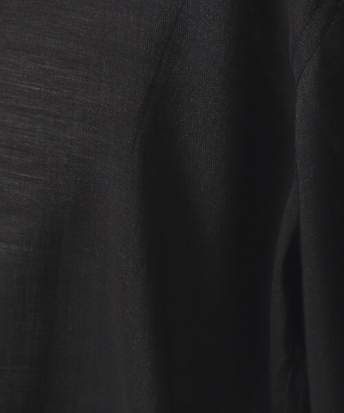 ITS'DEMO（イッツデモ）の「【手洗い可】シアーシャツ（シャツ/ブラウス・レディース・オフホワイト/ブラック/ライトベージュ/ライトグレー・00）」の19枚目の写真