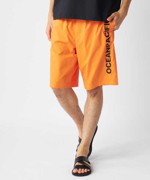 Ocean Pacific（オーシャンパシフィック）の「【OP/オーピー】サーフトランクス　水陸両用 / ユーティリティー　水着　ボードショーツ　インナー一体型（水着・メンズ・ターコイズブルー/オレンジ/ホワイト/ブラック・MEDIUM/LARGE/X-LARGE）」の4枚目の写真