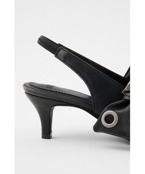 SLY(スライ)の「EYELET SLING PUMPS アイレット スリング パンプス(パンプス・レディース・ベージュ/ブラック・SMALL/MEDIUM/LARGE)」の11枚目の写真