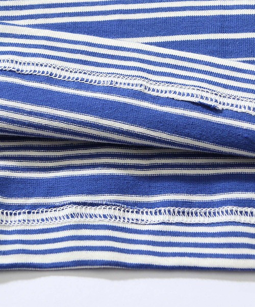 HOOK(フック)の「ストライプポロシャツ (SS)(ポロシャツ・メンズ・ブラック/ブルー・LARGE/MEDIUM)」の10枚目の写真