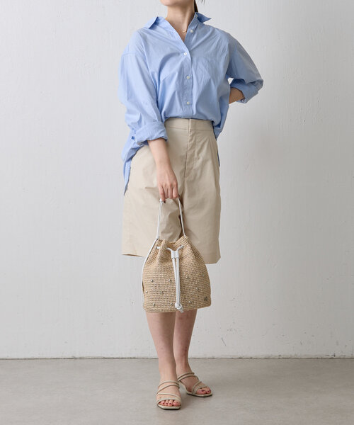 russet ネイビー かごバッグ 美品☆ラシット russet ネイビー かごバッグ トートバッグ 持ち