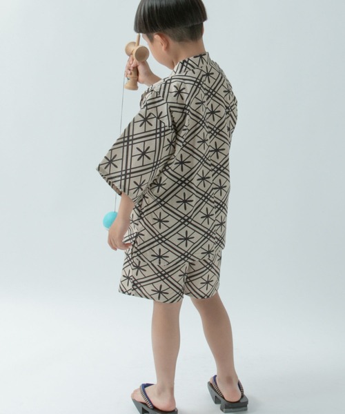 LOWRYS FARM（ローリーズファーム）の「ジンベイ　326419（浴衣・キッズ・ベージュ/ブラック・110cm/130cm/150cm）」の11枚目の写真