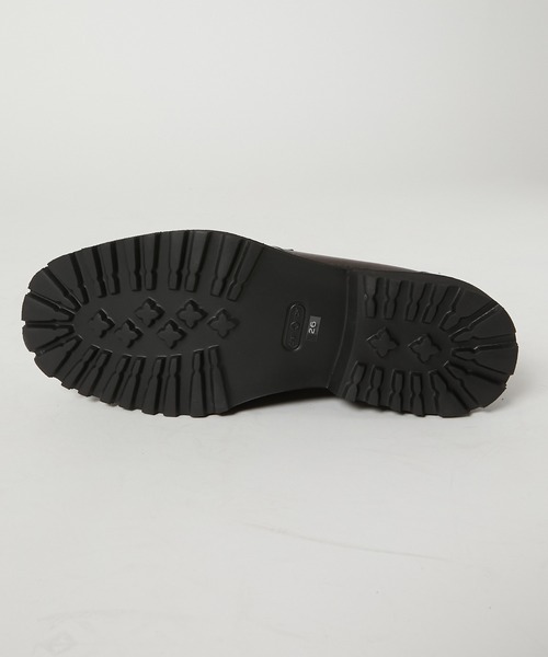 KATHARINE HAMNETT LONDON (キャサリンハムネットロンドン)の「KATHARINE HAMNETT LONDON/キャサリンハムネットロンドン <職人の技術が光る> モカステッチ ビットローファー(34034)(ローファー・メンズ・ダークブラウン/ブラック・24.5cm/25.0cm/25.5cm/26.0cm/26.5cm/27.0cm)」の10枚目の写真