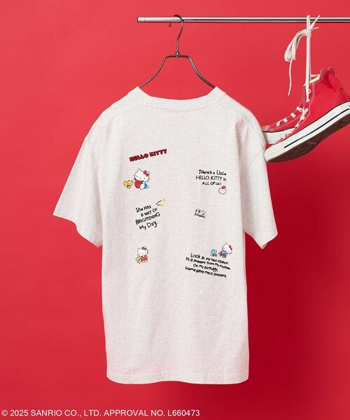 新品☆レア☆表参道限定刺繍入り☆ALEXIA STAM×Sanrio Tシャツ Sanrio x ALEXIA STAM] HELLO Tee for Kids | ALEXIA STAM