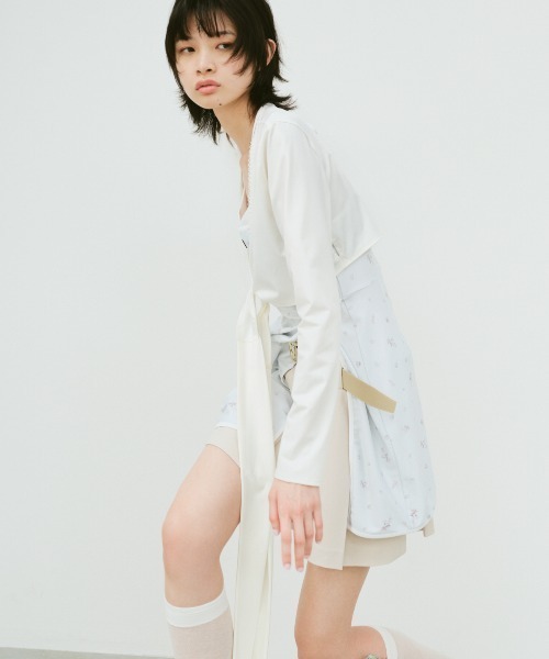 SNIDEL（スナイデル）の「プリーツスカショーパン（その他パンツ・レディース・その他/アイボリー/ブラック・0/1）」の16枚目の写真