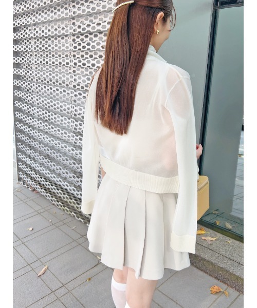 SNIDEL（スナイデル）の「プリーツスカショーパン（その他パンツ・レディース・その他/アイボリー/ブラック・0/1）」の21枚目の写真