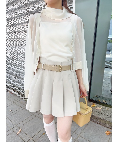 SNIDEL（スナイデル）の「プリーツスカショーパン（その他パンツ・レディース・その他/アイボリー/ブラック・0/1）」の20枚目の写真