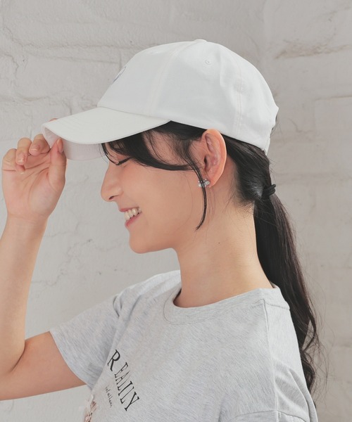 Honeys(ハニーズ)の「ハートロゴキャップ(キャップ・レディース・ブラック/ベージュ/ピンク/ホワイト・FREE)」の6枚目の写真