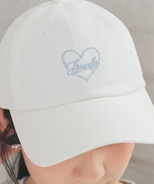 Honeys(ハニーズ)の「ハートロゴキャップ(キャップ・レディース・ブラック/ベージュ/ピンク/ホワイト・FREE)」の8枚目の写真