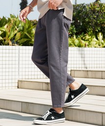 JIGGYS SHOP（ジギーズショップ）の「ストレッチ ルーズ テーパード アンクルパンツ（チノパンツ）」