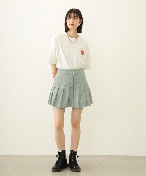 MILKFED.（ミルクフェド）の「ICING HEART-SHAPED COOKIES S/S TEE（Tシャツ/カットソー・レディース・ブラック/ライトピンク/ホワイト・M/L）」の5枚目の写真